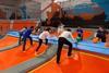 A group at the new Extreme Trampoline Park