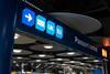Passport control at airport
