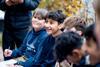 Young boys on a Field Studies Council trip.