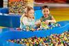 Children building with LEGO