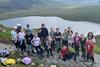 Abbeymead Primary School students climbing Snowdon