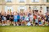 Pupils taking part in an activity at Château du Molay in Normandy