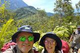 Two members of staff in the jungle during Walsall Academy's Borneo expedition 