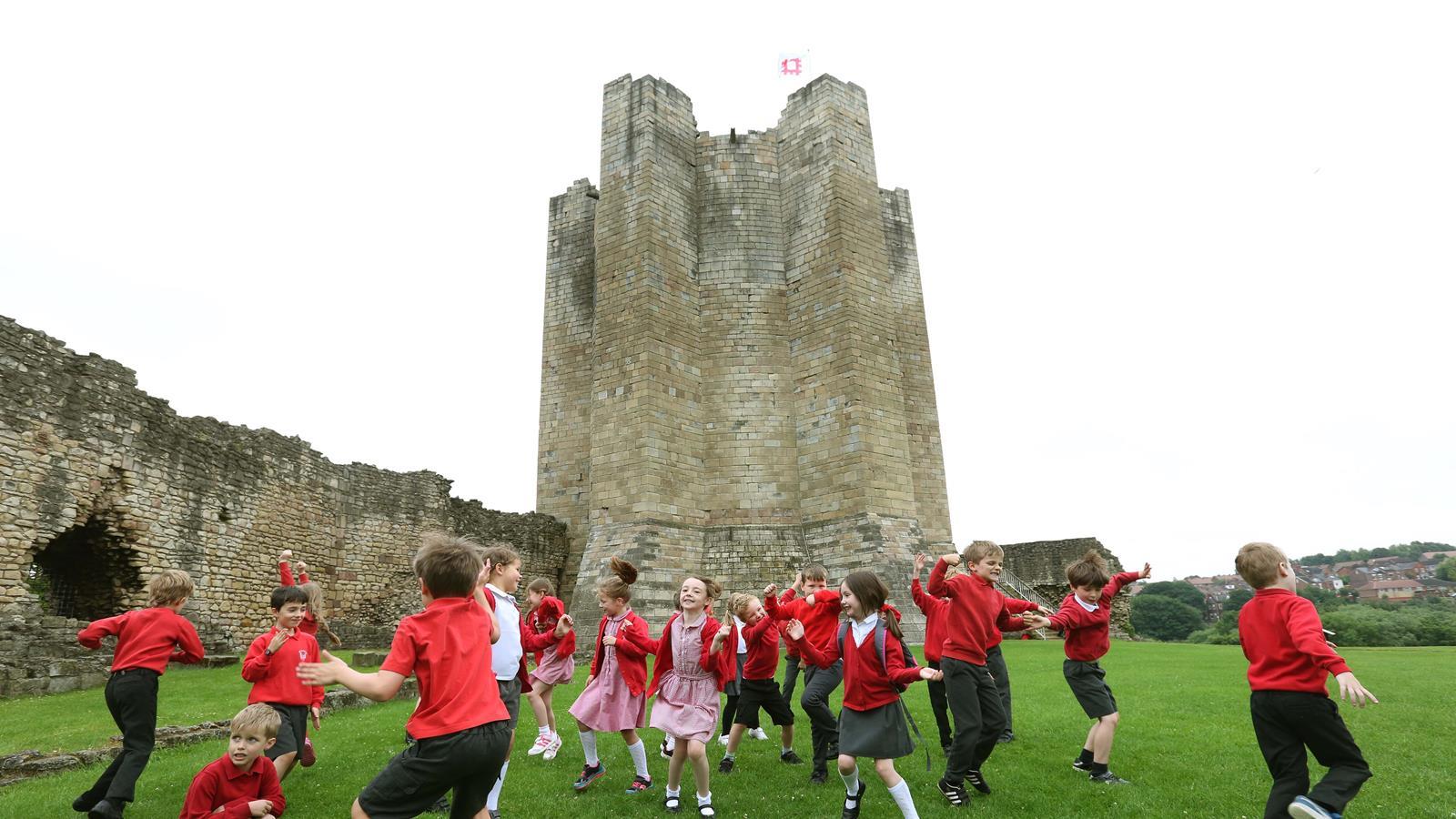 Conisbrough Castle school trip