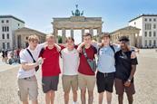 A group of pupils on a Halsbury Travel experience to Berlin