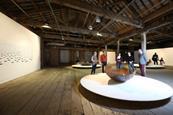 Visitors exploring the Evaporation exhibition at the Museum of Science and Industry
