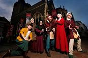 The Canterbury Tales reveals discounted entry prices for local schools %7C Canterbury Tales costumed guides group 