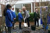 The Environment Secretary Planted A Cherry Tree To Mark The Launch Of The School Tree Planting Project