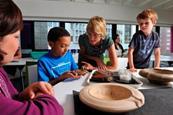 A workshop at the Museum of London