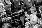 An Anti-Vietnam demonstration image from the You Say You Want a Revolution%3F V%26A exhibition