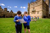 Pupils at Bolsover Castle