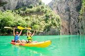 Kayaking in Cataluna, Spain