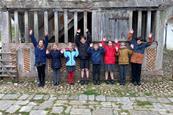 Children on a school trip to the Weald & Downland Living Museum