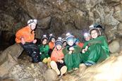 Moorside Primary School's 'MBST' Award prize caving trip
