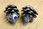 Clay hedgehogs
