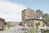 An artist's impression of the exterior of the new Quentin Blake Centre for Illustration