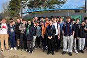 St Albans School pupils on a visit to Futuroscope in France