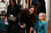 All Souls Primary School visit the National Portrait Gallery in London alongside the Princess of Wales