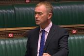 Tim Farron, MP, speaking in Parliament