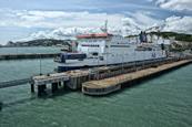 A P&O Ferry at the Port of Dover