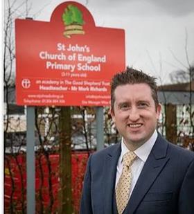 Mark Richards, headteacher at St John's C of E school