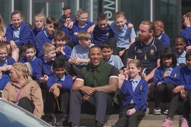 Reggie Yates and pupils at Turner Contemporary help launch National School Trips Week