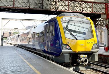 A Northern train at Preston station