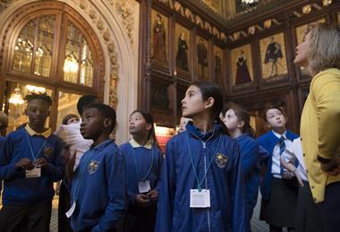 UK Parliament Primary School tour and workshop