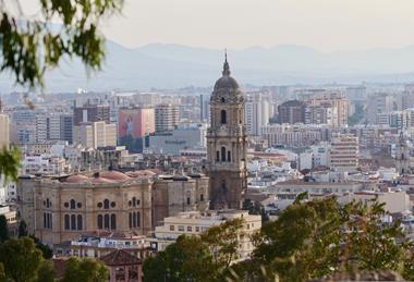 The city of Málaga in Spain