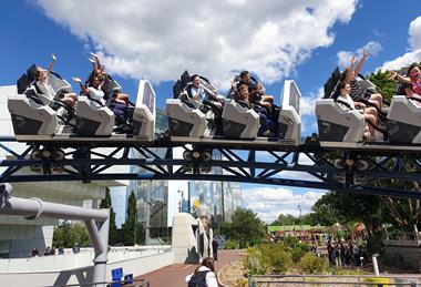 Pupils from King Edward's School Witley enjoy a visit to Futuroscope