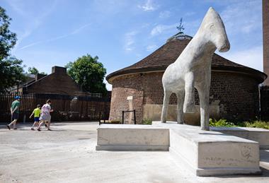Wishing horse at Quentin Blake Centre