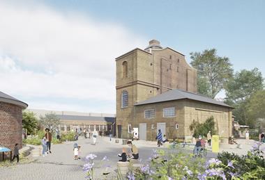 An artist's impression of the exterior of the new Quentin Blake Centre for Illustration