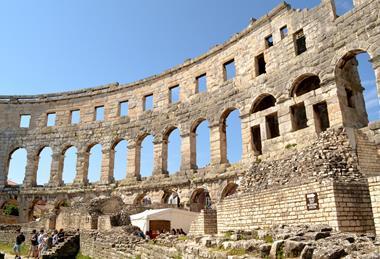 Amphitheatre in Pula, Croatia