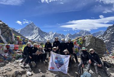 Walsall Academy students and staff at Everest Base Camp