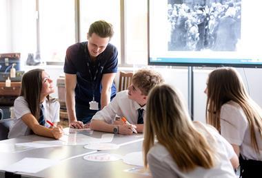 Children learning in a session at the National Memorial Arboretum