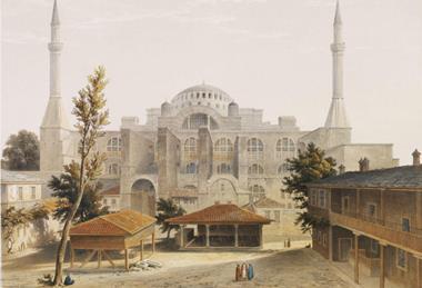 'Aya Sofia Constantinople', published by P. & D. Colnaghi. London, 1852