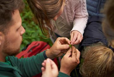 Pupils getting closer to nature on an educational visit with The Ernest Cook Trust