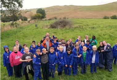 Sandylands Primary School pupils on an Outdoor Week of Learning residential in Cumbria