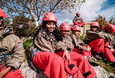 Pakeman Primary School students on their Outward Bound experience