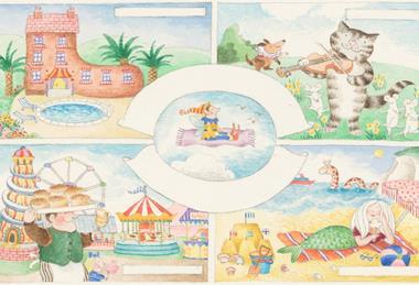 Original Artwork, Jack's Postcard