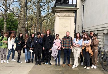 Students from Bower Park Academy in London