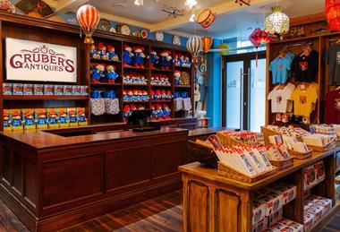 Insider Gruber's shop at The Paddington Bear Experience in London