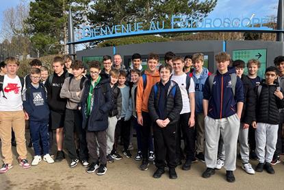 St Albans School pupils on a visit to Futuroscope in France