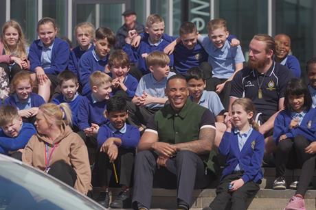 Reggie Yates and pupils at Turner Contemporary help launch National School Trips Week