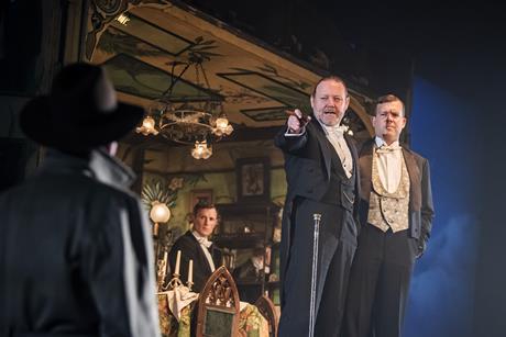 The 2019 touring company of An Inspector Calls