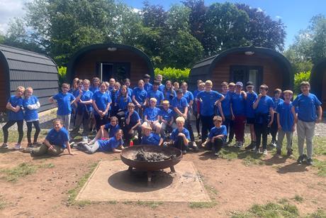 Baxter College during a school trip