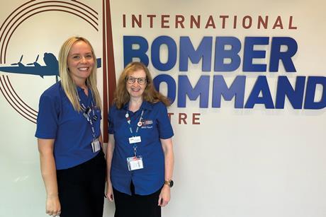 The learning officers at the International Bomber Command Centre, Lincoln.