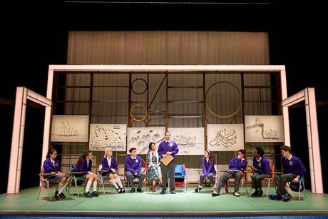 The cast of The Boy at the Back of the Class