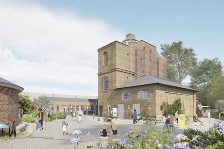 An artist's impression of the exterior of the new Quentin Blake Centre for Illustration