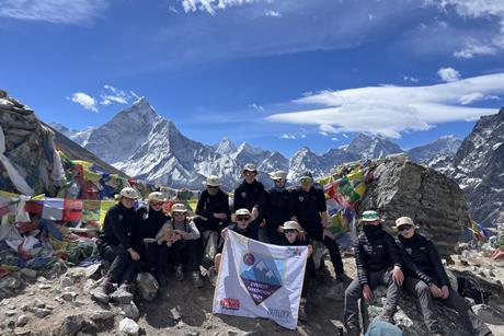 Walsall Academy students and staff at Everest Base Camp